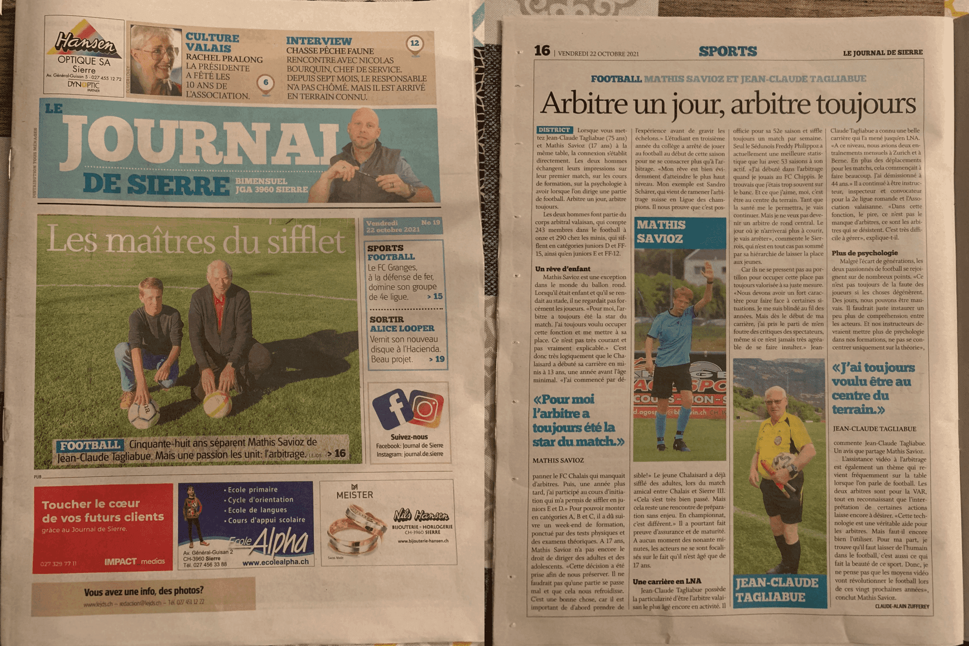 Les maîtres du sifflet